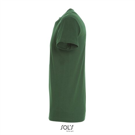 Zijkant SOLs Regent T-ShirtBottle Green