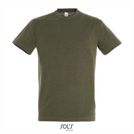 Voorkant SOLs Regent T-Shirt Army