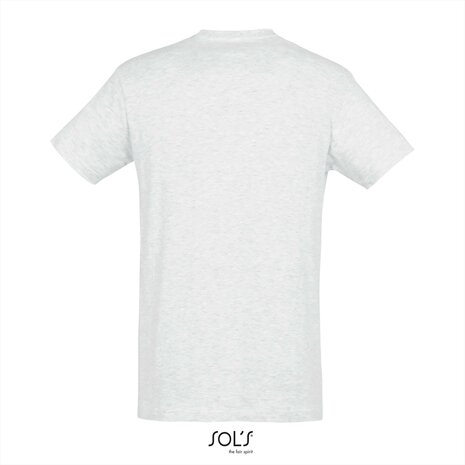 Achterkant SOLs Regent T-Shirt Ash