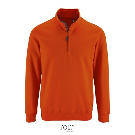 SOL&#039;S Stan - zip neck - Orange