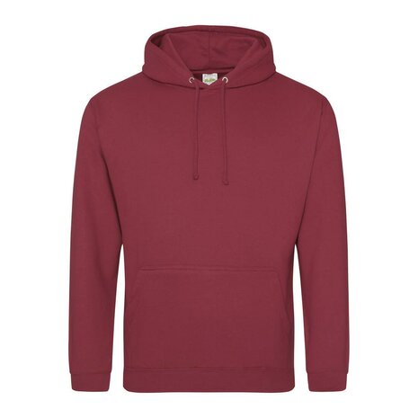 College Hoodie Man - Brick Red