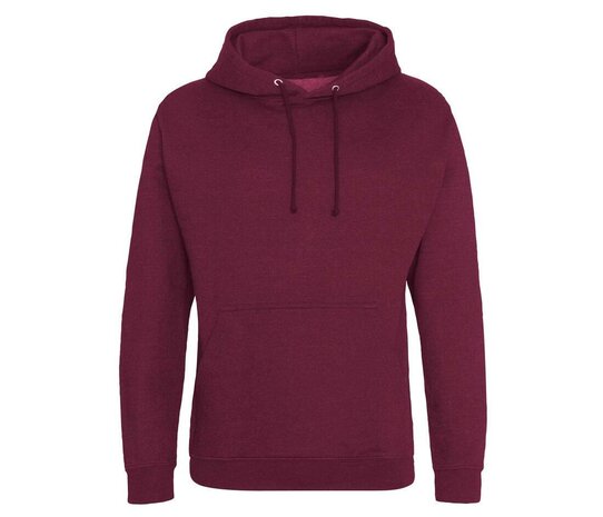 College Hoodie Man - Burgundy Smoke