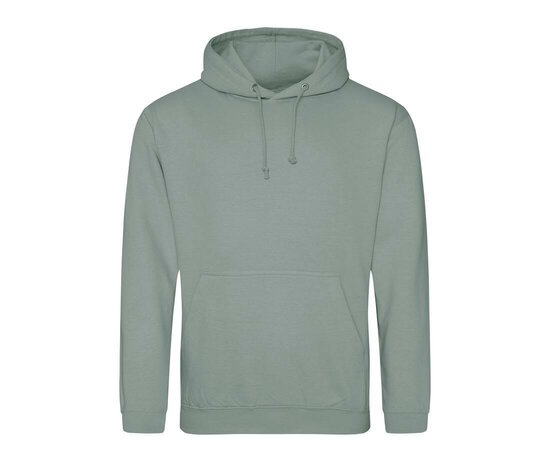 College Hoodie Man - Dusty Green