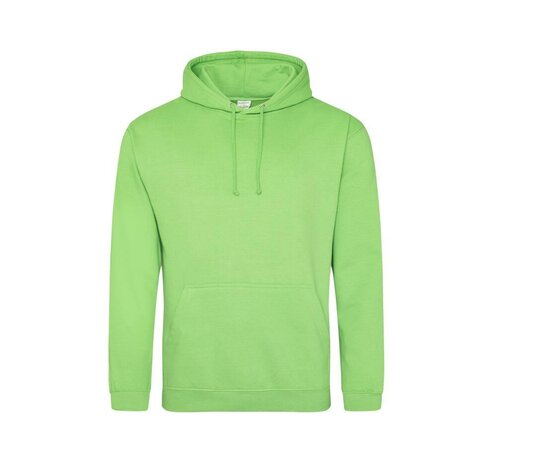 College Hoodie Man - Lime Green