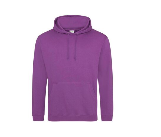 College Hoodie Man - Magenta Magic