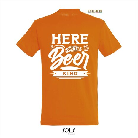 SOL&#039;S Regent T-shirt: Here for the Beer King