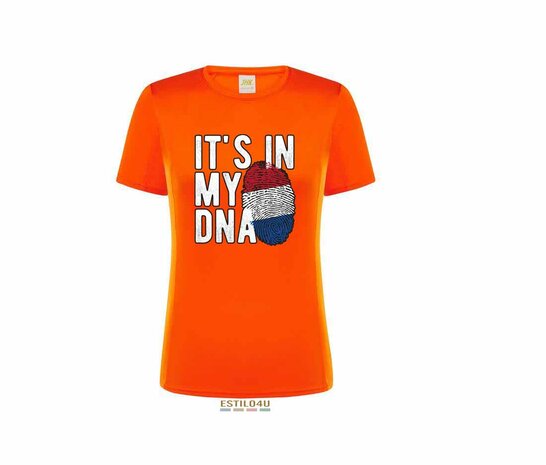 Sport T-Shirt Lady - Orange: It&#039;s in my DNA