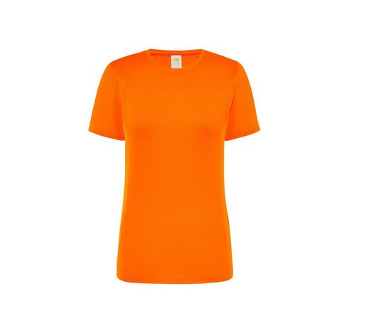 Sport T-Shirt Lady - Orange Fluor : Stad/Dorp