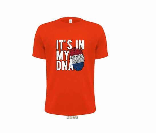 Sport T-Shirt Man - Orange Fluor: It&#039;s in my DNA