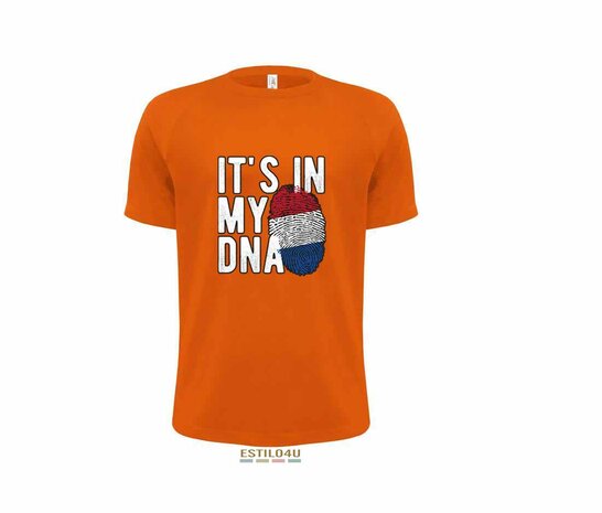 Sport T-Shirt Man - Orange: It&#039;s in my DNA