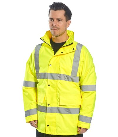 Hi-Vis 4-in-1 verkeersjack - Geel