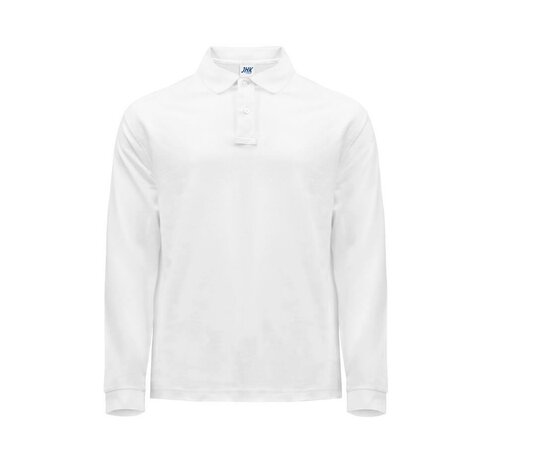 Man regular lange mouw polo - Wit