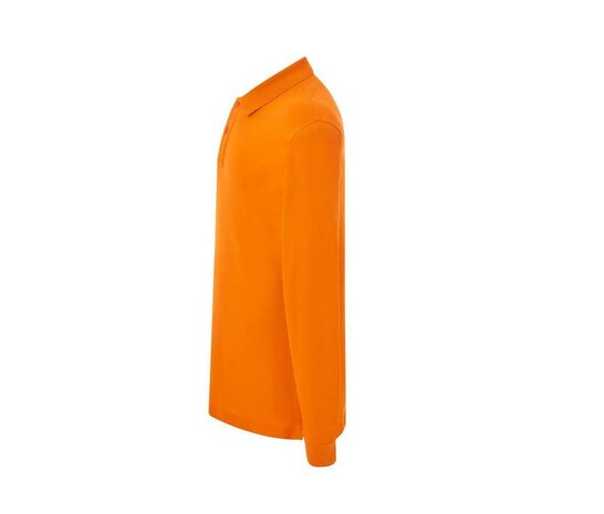 Man regular lange mouw polo - Oranje