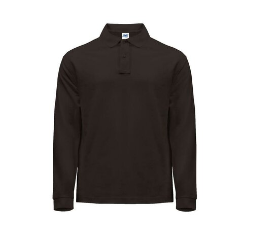 Man regular lange mouw polo - Graphite