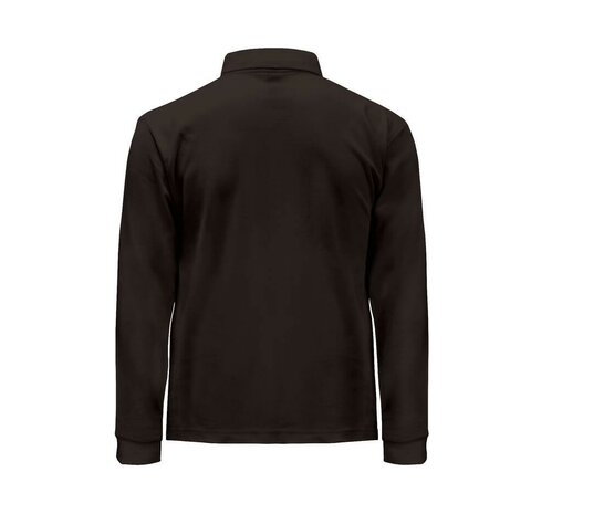 Man regular lange mouw polo - Graphite