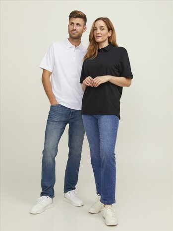 White - JACK &amp; JONES//PRODUKT Basic Polo Pique