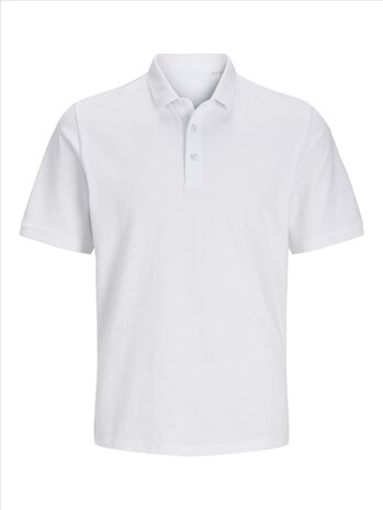 White - JACK &amp; JONES//PRODUKT Basic Polo Pique