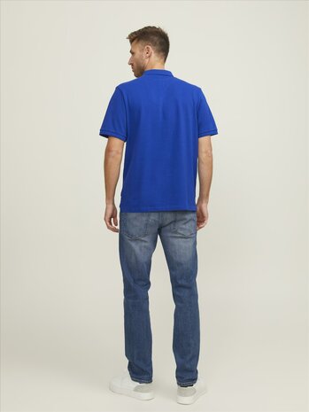 Surf The Web Blue - JACK &amp; JONES//PRODUKT Basic Polo Pique