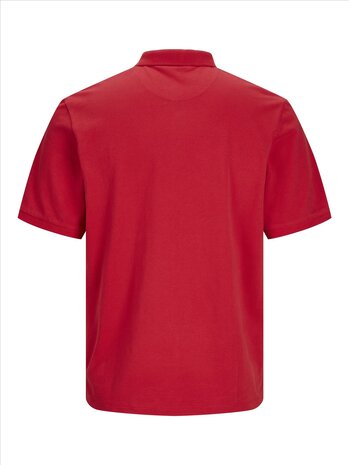 Lipstick Red - JACK &amp; JONES//PRODUKT Basic Polo Pique