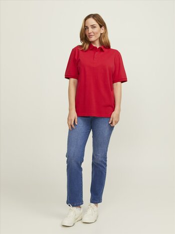 Lipstick Red - JACK &amp; JONES//PRODUKT Basic Polo Pique