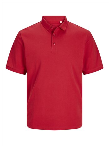 Lipstick Red - JACK &amp; JONES//PRODUKT Basic Polo Pique