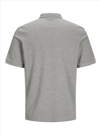 Light Grey Melange - JACK &amp; JONES//PRODUKT Basic Polo Pique