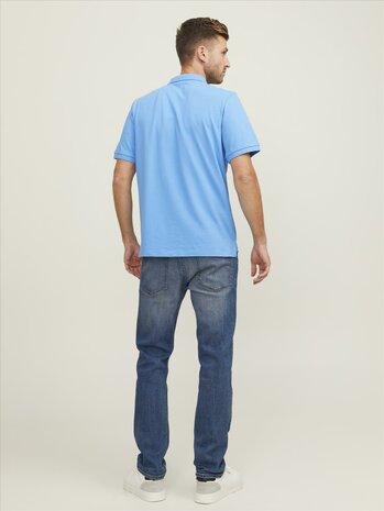 Azure Blue - JACK &amp; JONES//PRODUKT Basic Polo Pique