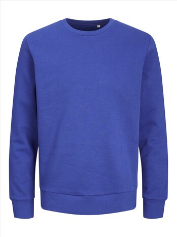 Surf the Web Blue - JACK &amp; JONES//PRODUKT Basic Crew Neck Sweat