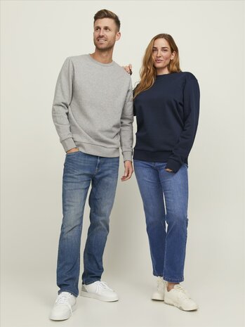 Skyway Blue - JACK &amp; JONES//PRODUKT Basic Crew Neck Sweat