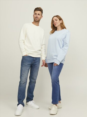 Skyway Blue - JACK &amp; JONES//PRODUKT Basic Crew Neck Sweat