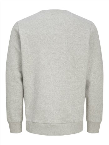 Light Grey Melange - JACK &amp; JONES//PRODUKT Basic Crew Neck Sweat