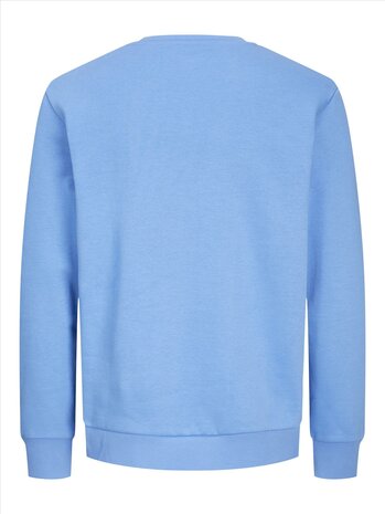 Azure Blue - JACK &amp; JONES//PRODUKT Basic Crew Neck Sweat