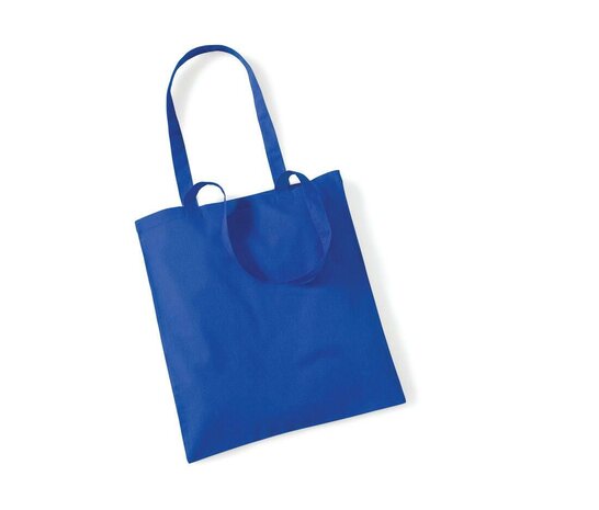 Shopping bag - Bright Royal - 1-zijdig bedrukt