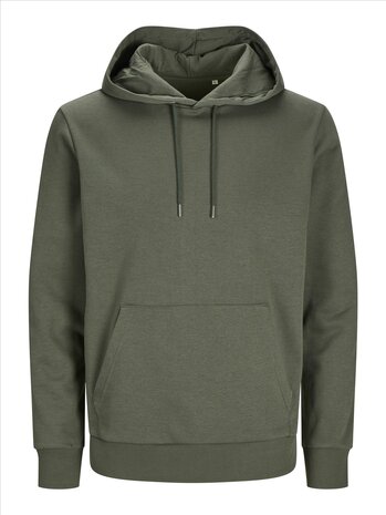 Beetle Green JACK &amp; JONES//PRODUKT Basic Hood Sweat