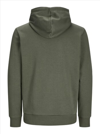 Beetle Green JACK &amp; JONES//PRODUKT Basic Hood Sweat