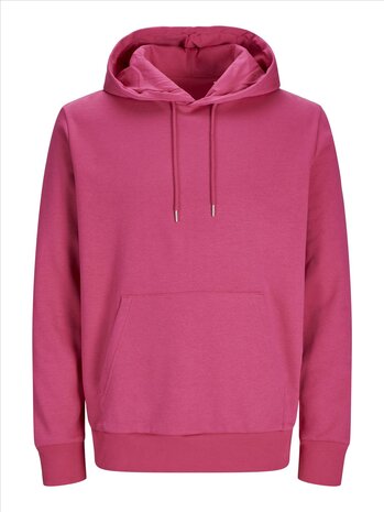 Fuchsia Rose JACK &amp; JONES//PRODUKT Basic Hood Sweat