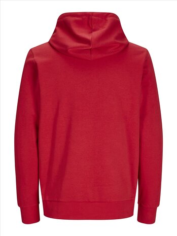 Lipstick Red JACK &amp; JONES//PRODUKT Basic Hood Sweat