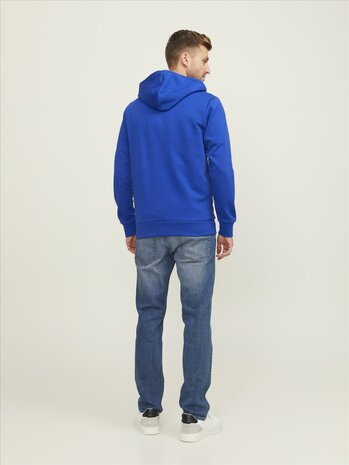 Surf the Web Blue JACK &amp; JONES//PRODUKT Basic Zip Hood Sweat