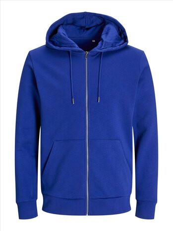 Surf the Web Blue JACK &amp; JONES//PRODUKT Basic Zip Hood Sweat