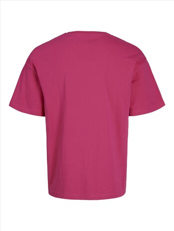 Fuchsia Rose JACK &amp; JONES//PRODUKT Oversized Unisex Tee