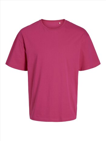 Fuchsia Rose JACK &amp; JONES//PRODUKT Oversized Unisex Tee