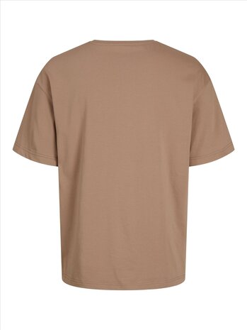 Warm Taupe Sand Orange JACK &amp; JONES//PRODUKT Oversized Unisex Tee