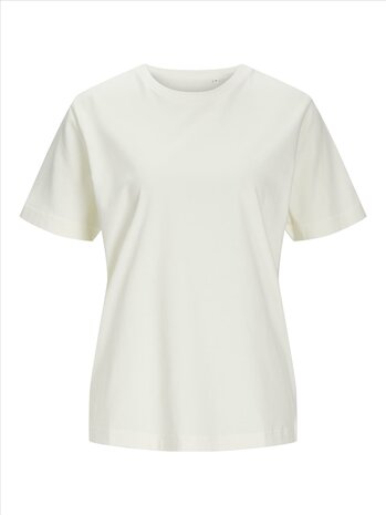 Egret Offwhite JACK &amp; JONES//PRODUKT Classic Women&#039;s Tee 