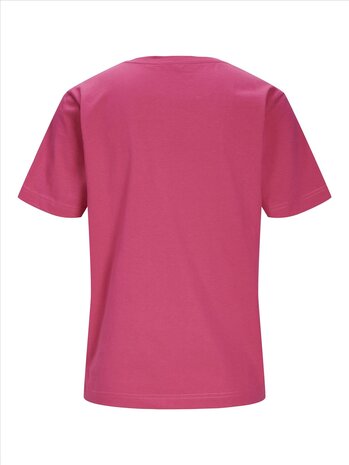 Fuchsia Rose JACK &amp; JONES//PRODUKT Classic Women&#039;s Tee 