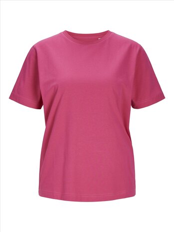 Fuchsia Rose JACK &amp; JONES//PRODUKT Classic Women&#039;s Tee 