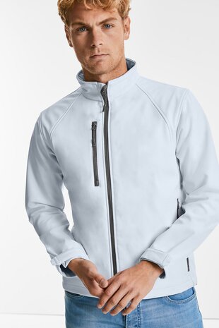 Black - Russell Men Softshell Jacket