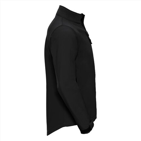 Black - Russell Men Softshell Jacket