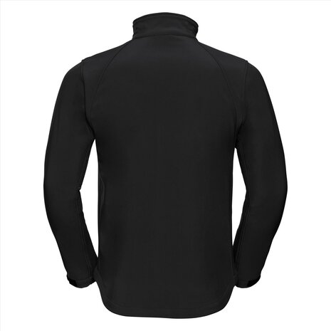 Black - Russell Men Softshell Jacket