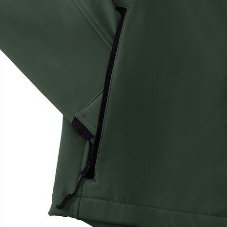 Bottle Green - Russell Men Softshell Jacket