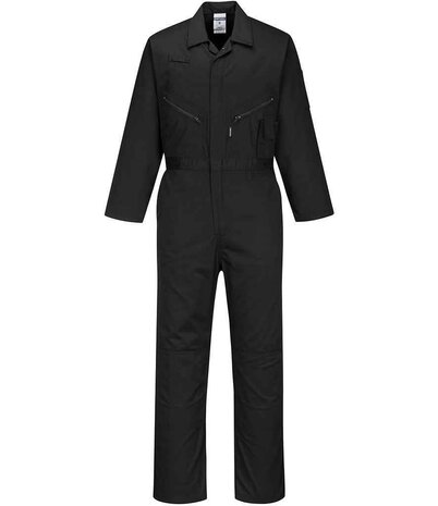 Black Knee Pad Coverall